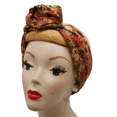 dressed, as a knot: Autumn Turban Hairband with Wire