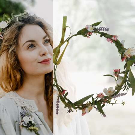 Victoria: Flower wreath