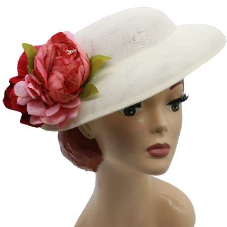 light hat pink red flowers
