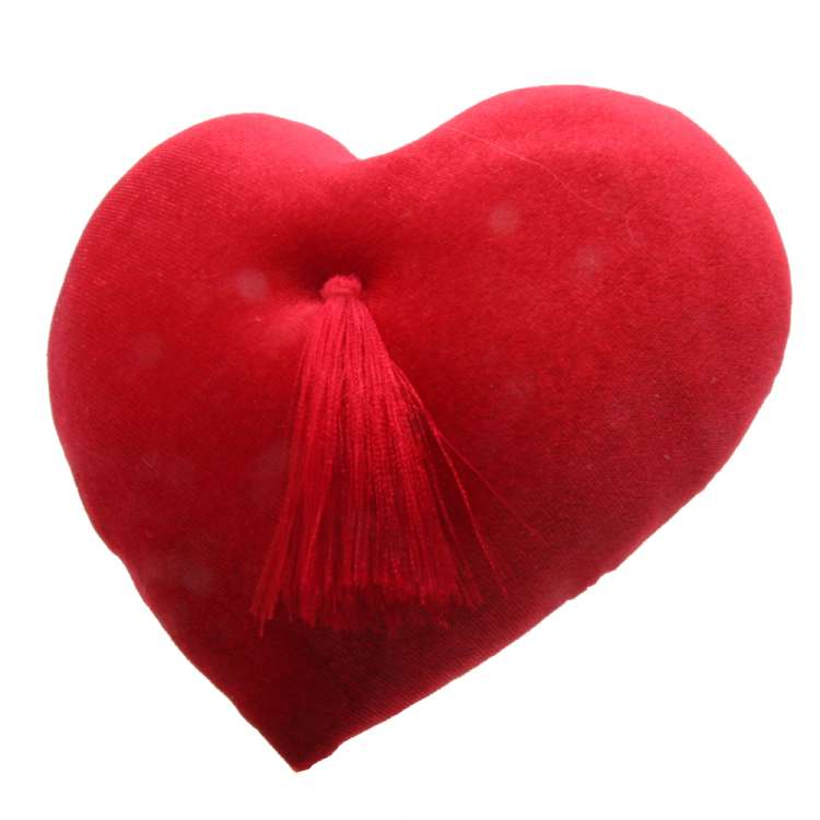 red velvet heart fascinator