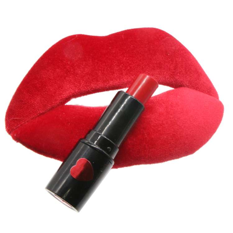 Mini fascinator lips lipstick