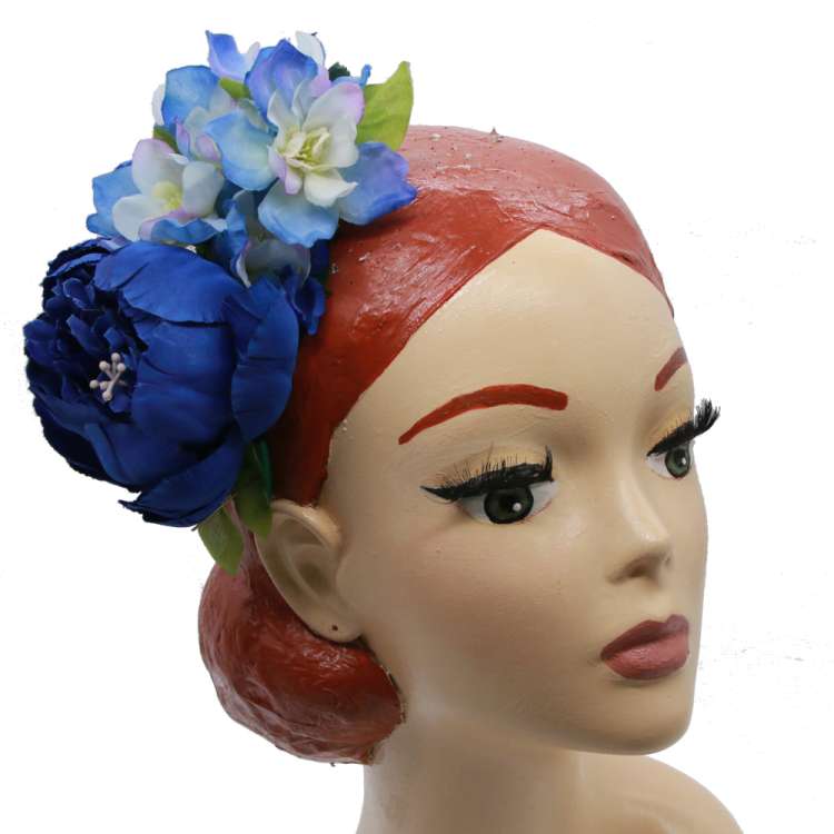 hairflower in blue