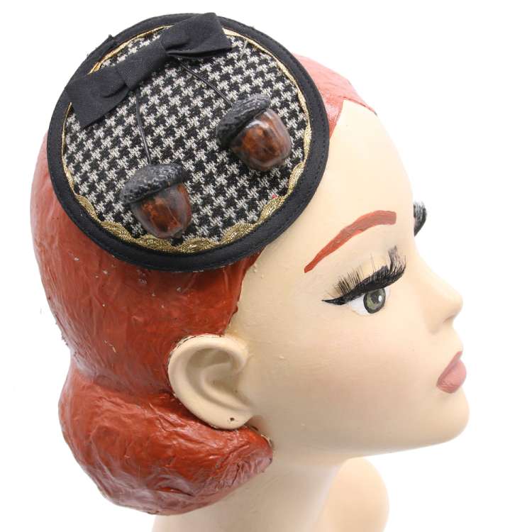 fascinator headpiece rockabilly Tragebild