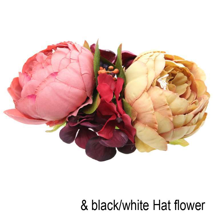 pink ochre hair flower & corsage flower
