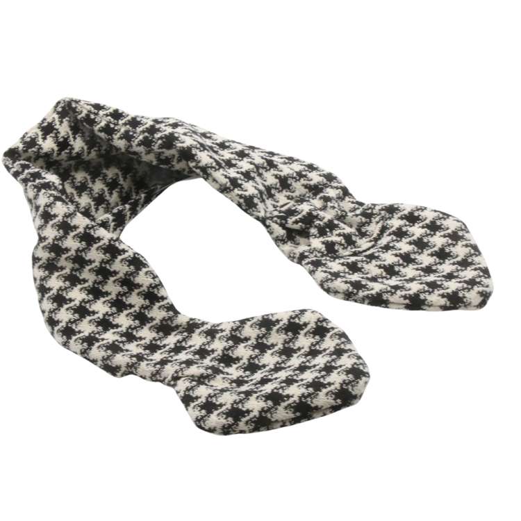 Black white Marple scarf