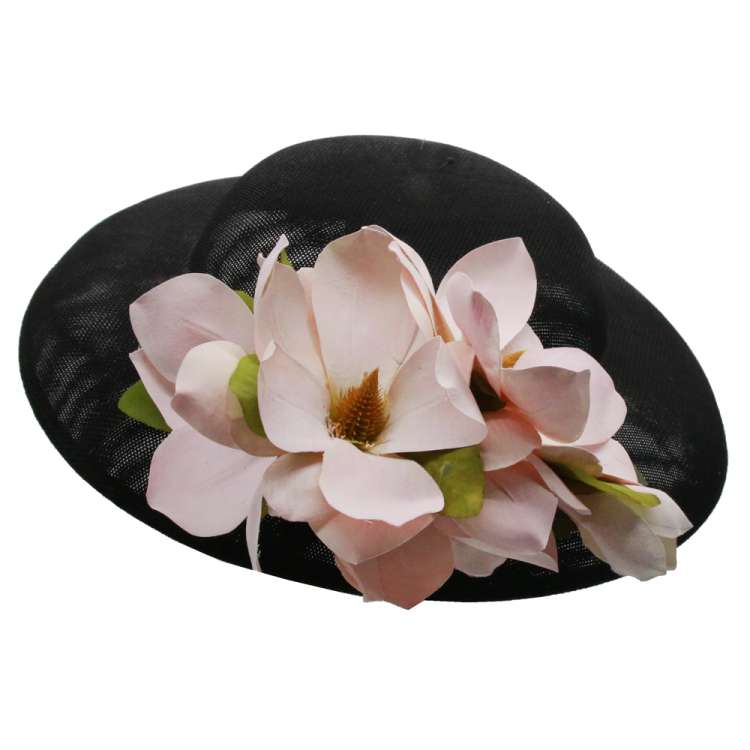 black vintage hat magnolia