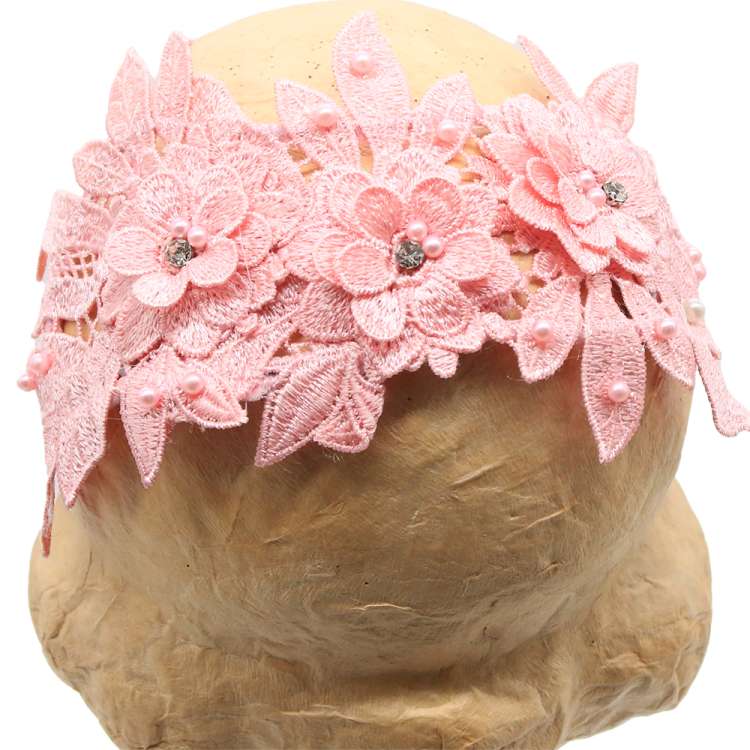 hat pink lace vintage