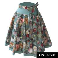 Mint velvet circle skirt with flowers - one size
