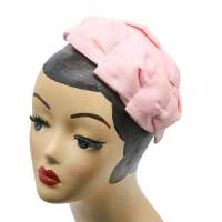 Pink Half Hat in vintage Design