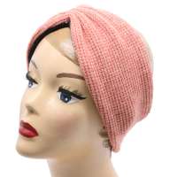 Wool ear warmer in pink