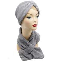 Grey woolen Marple scarf