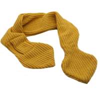 fish tail scarf ochre