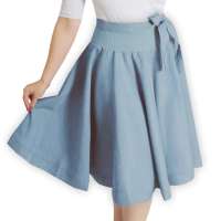 Light blue swing skirt - one size