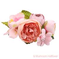 Small hair flower & small 3in1 pin flower pink hair flower & small 3in1 pin flower