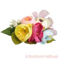 Small hair flower & small 3in1 pin flower pastel shade hair flower & small 3in1 pin flower