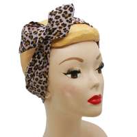 Leopard - hair band with wire