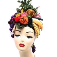 Headdress sparkling Fruits inspired by Carmen Miranda