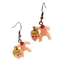 Guillotine Guido Halloween earrings