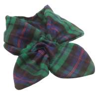 Blue green checkerede marple scarf