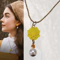 Shirinatra: Blooming Dhalia - necklace