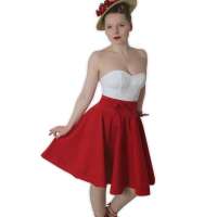 Red swing skirt - one size