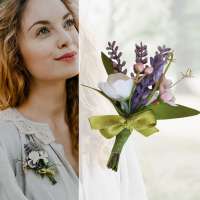 Victoria: flower brooch